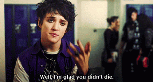 Colin Gray Glad You Didnt Die GIF - Colin Gray Glad You Didnt Die Jennifers Body GIFs