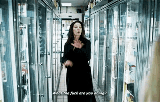 What Are You Doing What The Fuck GIF - What Are You Doing What The Fuck Michelle Gomez GIFs