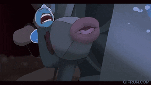 a cartoon character is crying and the website gifrun.com is visible in the corner