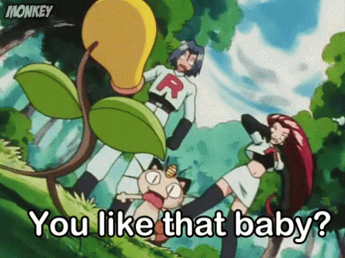 You Like That Baby GIF - Pokemon Team Rocket Bellsprout GIFs