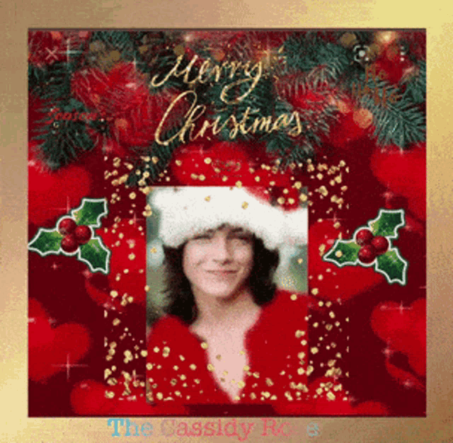 David Cassidy Merry GIF - David Cassidy Merry Christmas GIFs