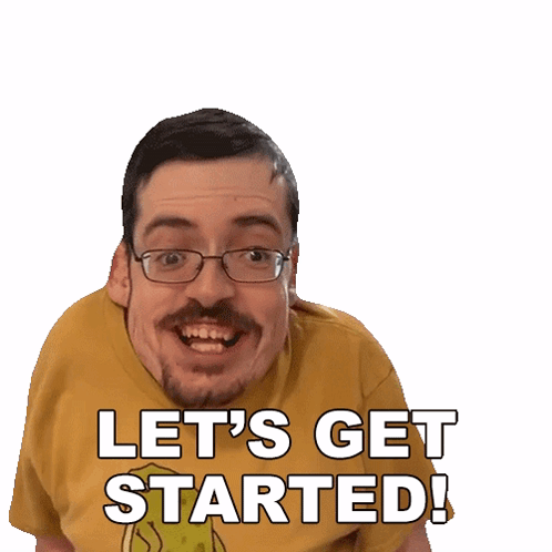Let'S Get Started Ricky Berwick Sticker - Let's get started Ricky