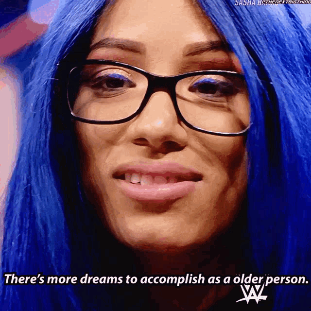 Sasha Banks Theres More Dreams To Accomplish As Older Person GIF