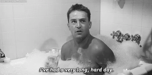 I'Ve Had A Very Hard Long Day GIF - Bath Longday Hardday GIFs
