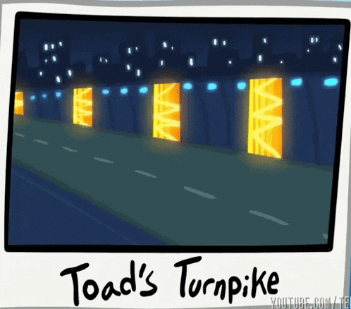 a picture of toad 's turnpike from youtube