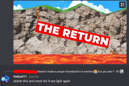 a screenshot of a video game with the words the return