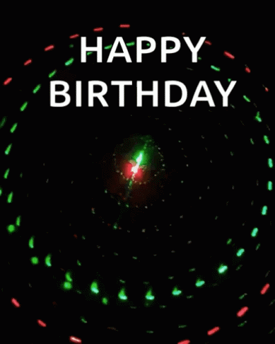 Happy Birthday Celebrate GIF - Happy Birthday Celebrate Neon Lights GIFs