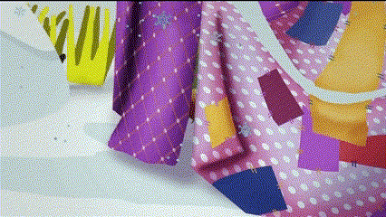 a close up of a purple and pink blanket