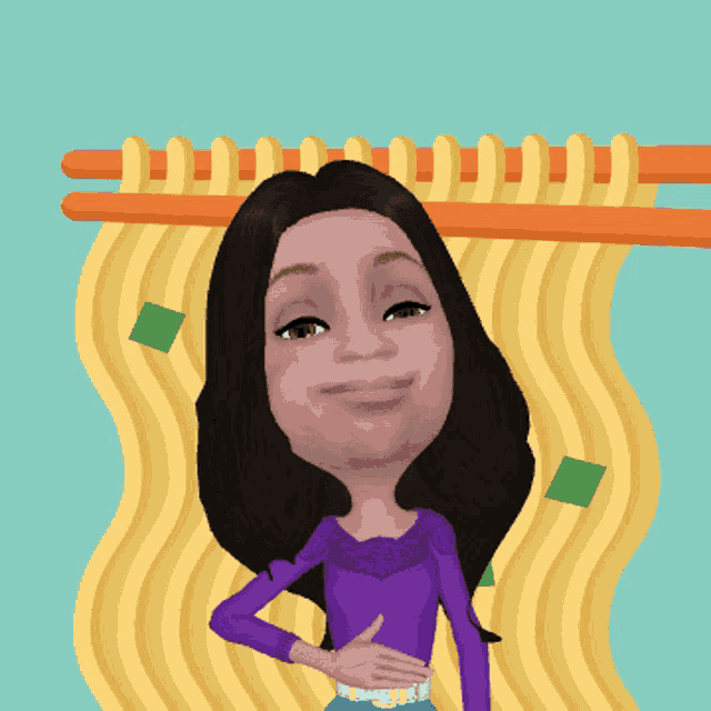 a cartoon of a woman giving a thumbs up