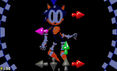 a computer generated image with the letters rf on it