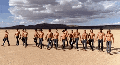 Group Shirtless Men GIF - Group Shirtless Men Cowboy GIFs