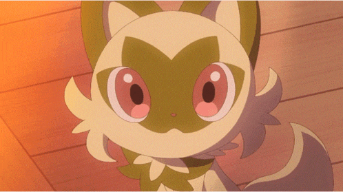 a cartoon drawing of a cat with a heart shaped face