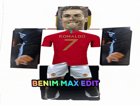 a picture of ronaldo with the number 7 on his jersey