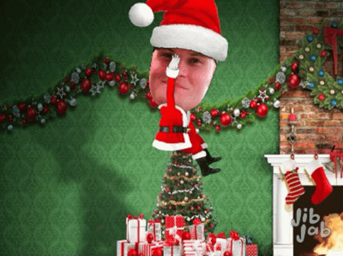 Merry Christmas Christmas Tree GIF - Merry Christmas Christmas Tree Santa GIFs