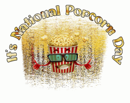 Popcorn National Popcorn Day GIF - Popcorn National Popcorn Day Snack GIFs