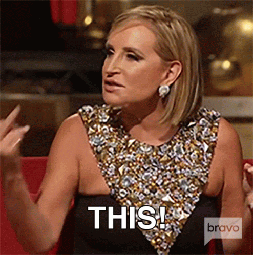 This Real Housewives Of New York GIF - This Real Housewives Of New York Dirty Finger GIFs