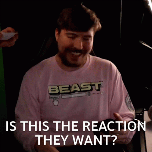 Is This The Reaction They Want Mrbeast GIF - Is This The Reaction They Want Mrbeast Streamys Awards Ceremony GIFs