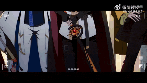 a group of people are standing next to each other and the time is 00 : 00 : 20 : 18