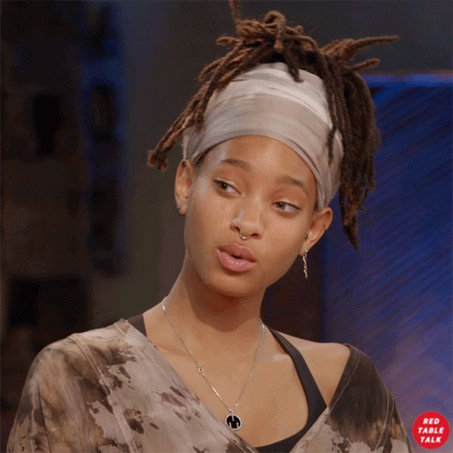 Oh Willow Smith GIF - Oh Willow Smith Red Table Talk GIFs