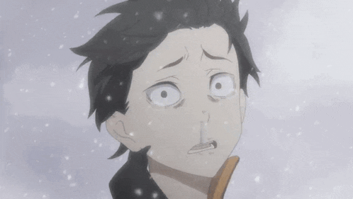 a close up of a person 's face with tears coming out of it