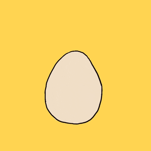 a drawing of a man 's face inside of a cracked egg shell