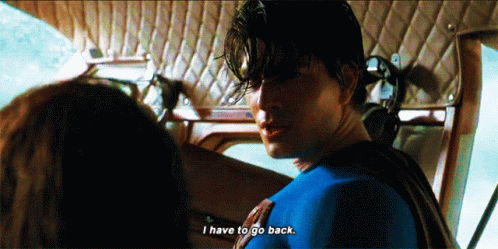 Superman I Have To GIF - Superman I Have To Go Back GIFs