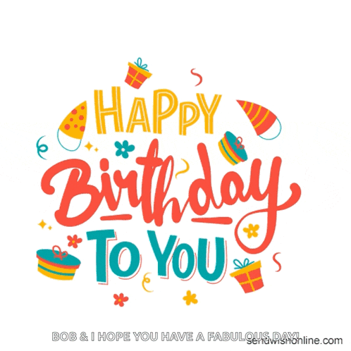 bob and i hope you have a fabulous day birthday card