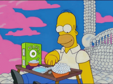 Pearls GIF - Homer Simpsons The Simpsons Eating GIFs