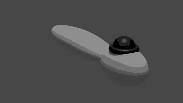 a 3d rendering of a worm with a black hat on its head