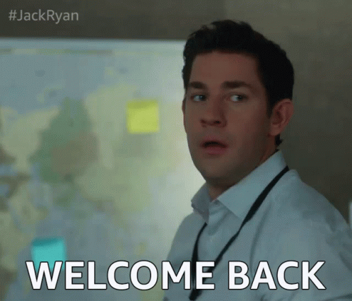 Welcome Back Good To Have You Back GIF - Welcome Back Good To Have You Back Excited To Have You Back GIFs