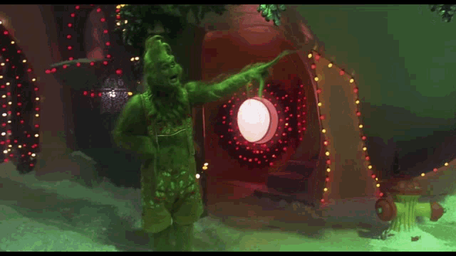 a cartoon character says it 's because i 'm green isn 't it