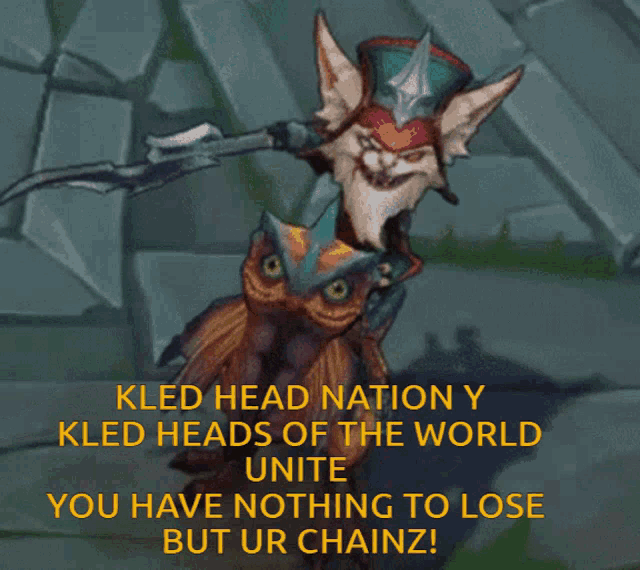 Kled Kledhead GIF - Kled Kledhead League Of Legends GIFs