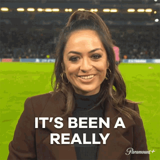Its Been A Really Entertaining First Half Jules Breach GIF - Its Been A Really Entertaining First Half Jules Breach Champions League GIFs