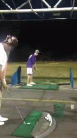 Taking Trick Shot To A Whole Other Level GIF - Golf Trick Shot GIFs