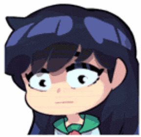 a cartoon drawing of a girl with long black hair