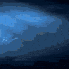 a computer generated image of a blue sky with a few stars