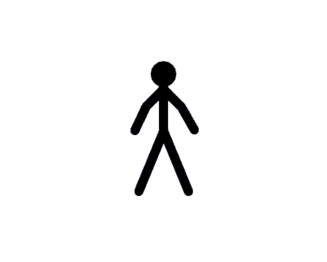 a black background with a stick figure and the words revolt network