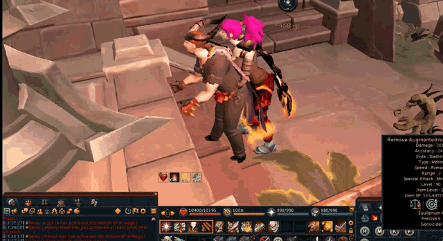 a screenshot of a video game with a message that says remove augmented numbers