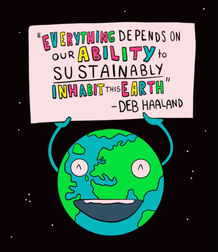 Everything Depends On Our Ability Sustainably Inhabit This Earth GIF - Everything Depends On Our Ability Sustainably Inhabit This Earth Deb Haaland GIFs