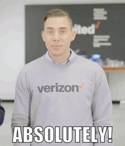 Verizon Absolutely GIF - Verizon Absolutely Yes GIFs
