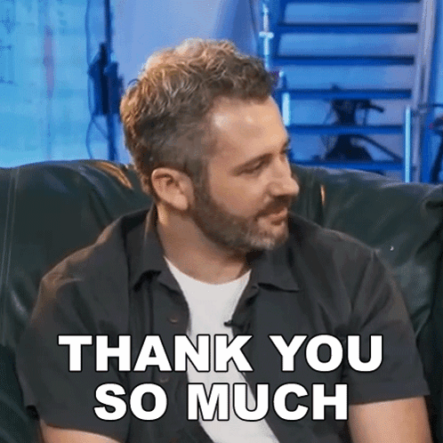 Thank You So Much Nick Laurant GIF - Thank You So Much Nick Laurant Corridor Crew GIFs