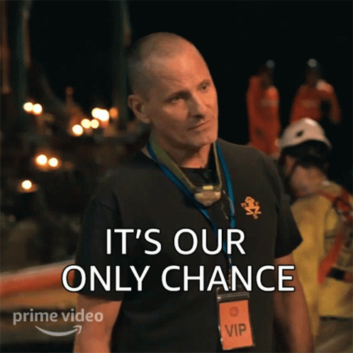 Its Our Only Chance Rick Stanton GIF - Its Our Only Chance Rick Stanton Viggo Mortensen GIFs