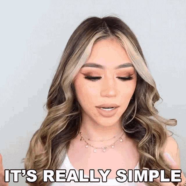 Its Really Simple Isabella Chavez GIF - Its Really Simple Isabella Chavez Its Easy GIFs
