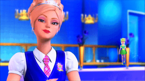 Delancy Barbie GIF - Delancy Barbie Barbie Princess Charm School GIFs