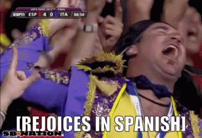 Rejoices In Spanish GIF - Rejoices In Spanish GIFs