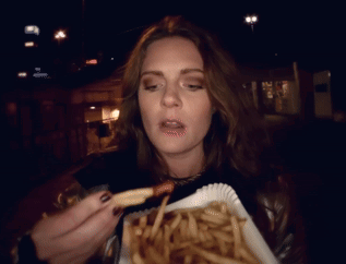 Tove Lo French Fries GIF - Tove Lo French Fries Eating GIFs