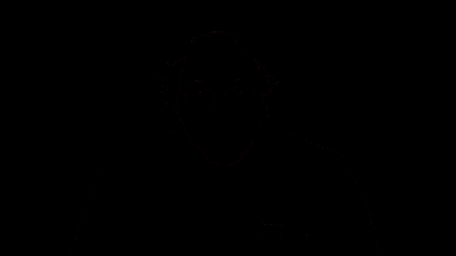 a man wearing glasses and a black shirt that says " raise everyone "