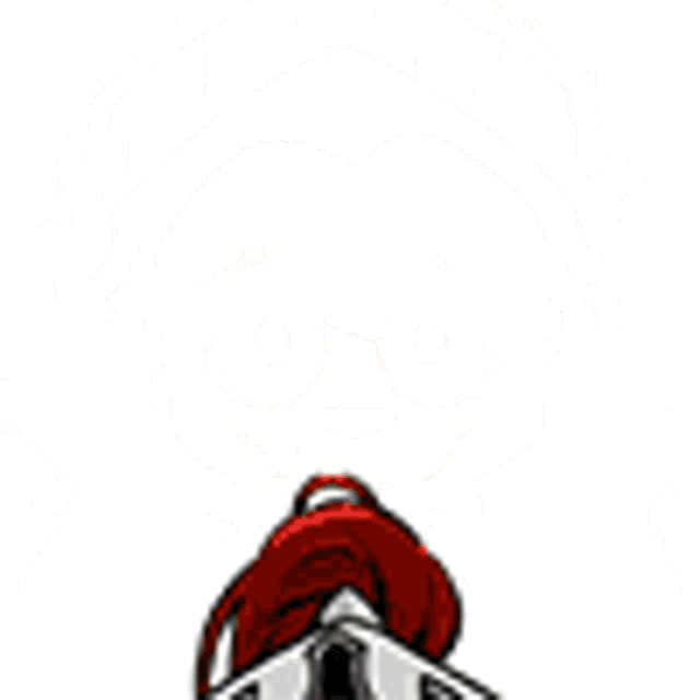 a cartoon of a girl wearing a knight 's helmet with a red comb .