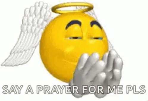 Angel Pray GIF - Angel Pray Emoji GIFs