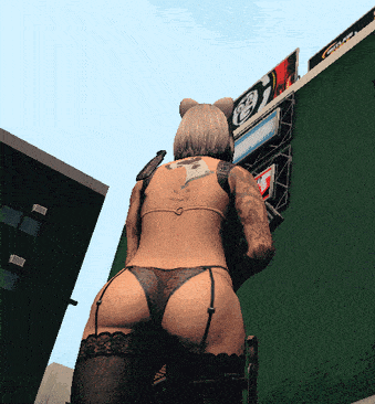 a woman in a bikini is standing in front of a sign that says ' coca cola '